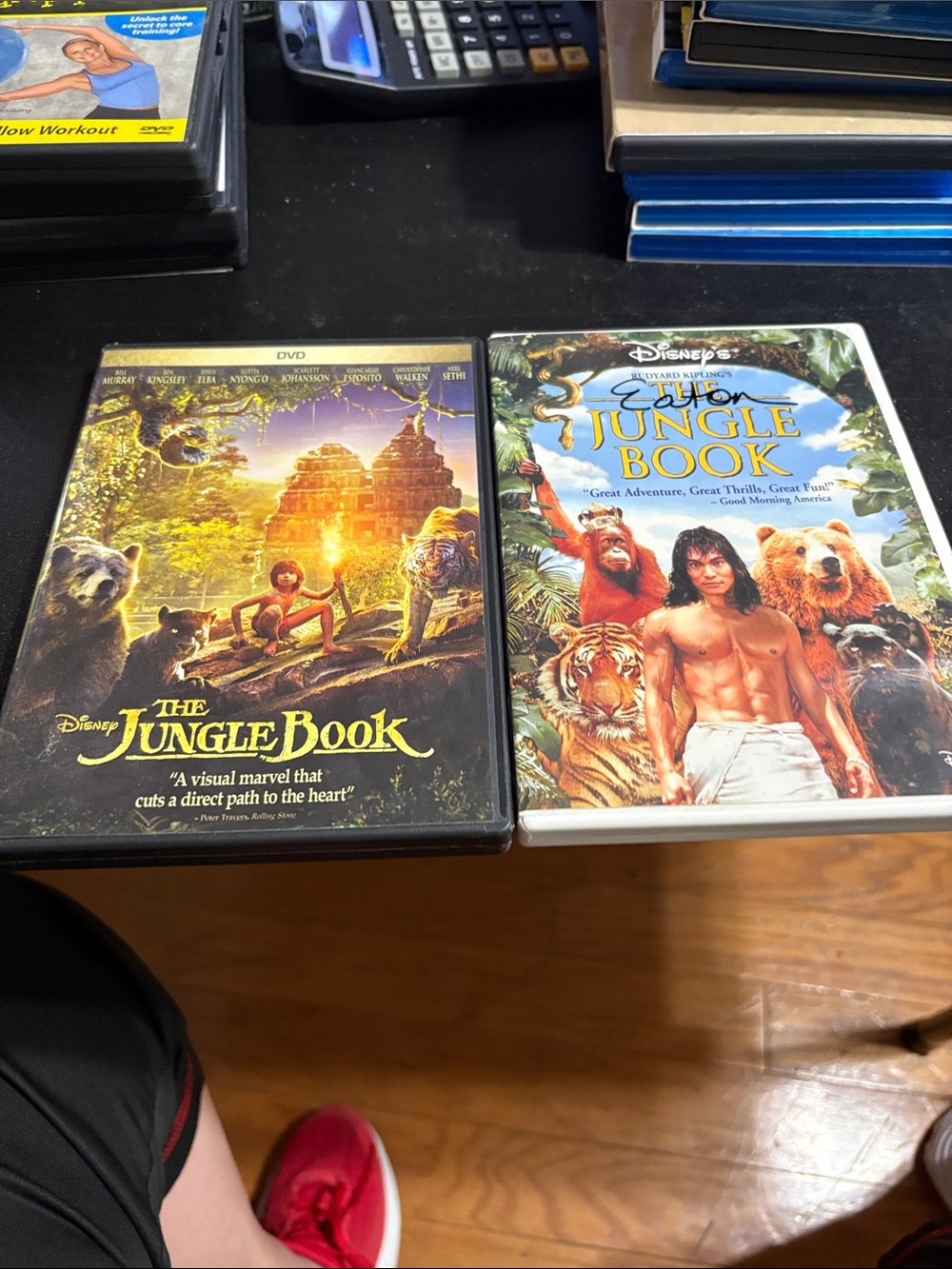 The Jungle Book DVDs by Disney.